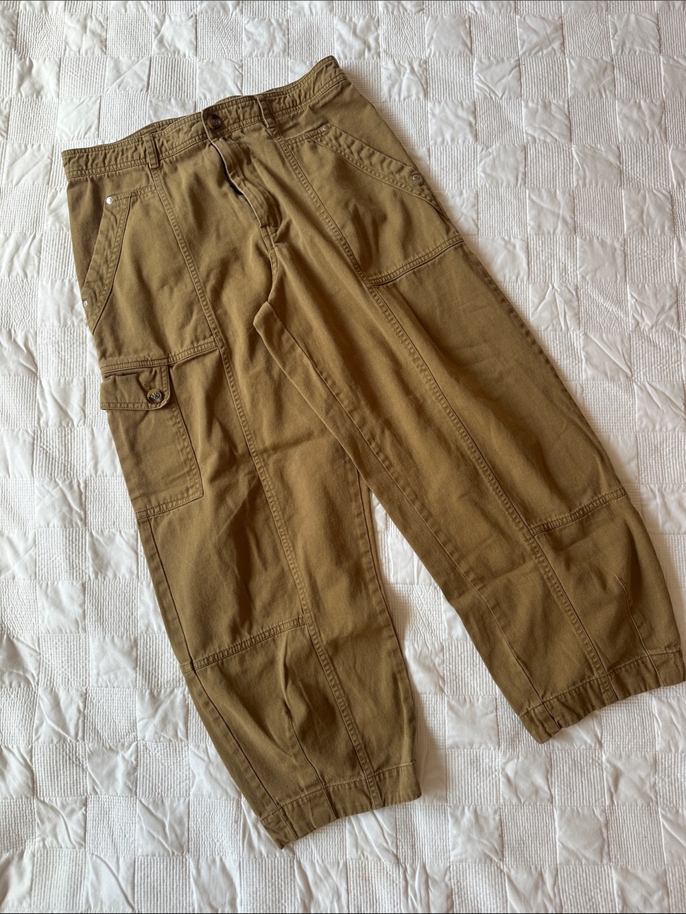 Anthro women's Utility Cargo Pants